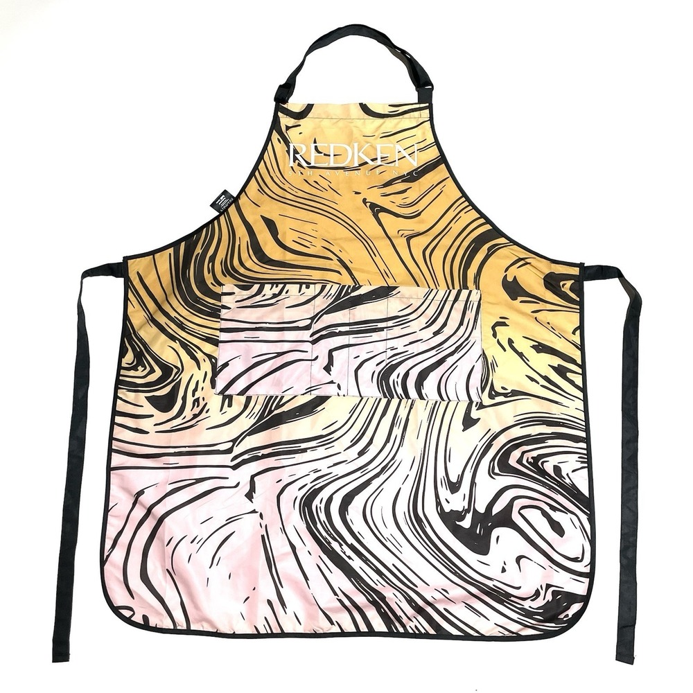 Redken 5th Avenue NYC Professional DuraSilk Salon Apron 35.5x31 Pink Orange